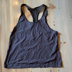 Lululemon Black Sheer Racerback Workout Tank
